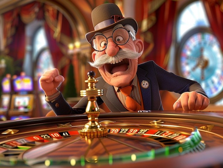 Tim qqq1221 bekerja di kantor pusat dengan monitor yang menampilkan dashboard live dealer dan sportsbook